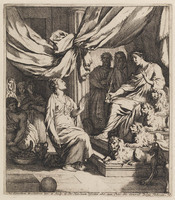 KG 05408
<br/>
De koningin van Seba voor Salomon
<br/>
<em>Lairesse, Gerard de (1641-1711)</em>